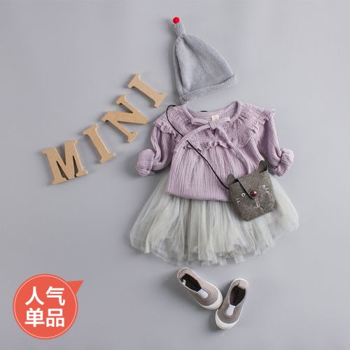 Chemise fille à manche longue - Ref 2085058