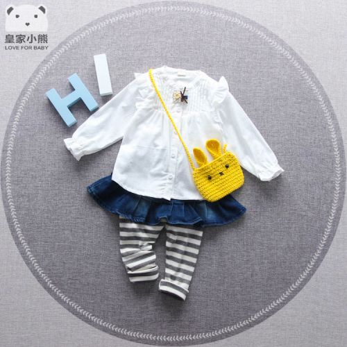 Chemise fille à manche longue - Ref 2085059