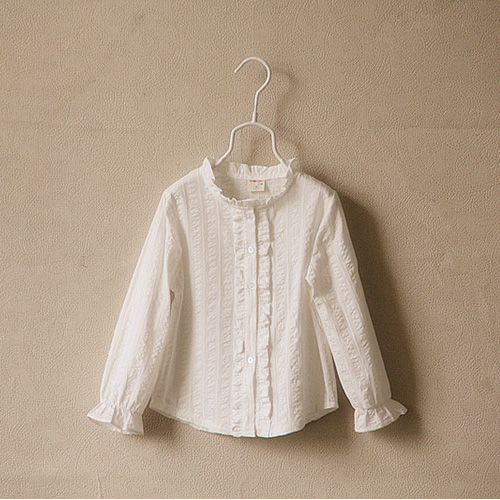 Chemise fille à manche longue - Ref 2085096