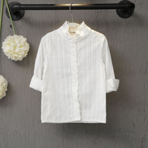 Chemise fille à manche longue - Ref 2085097