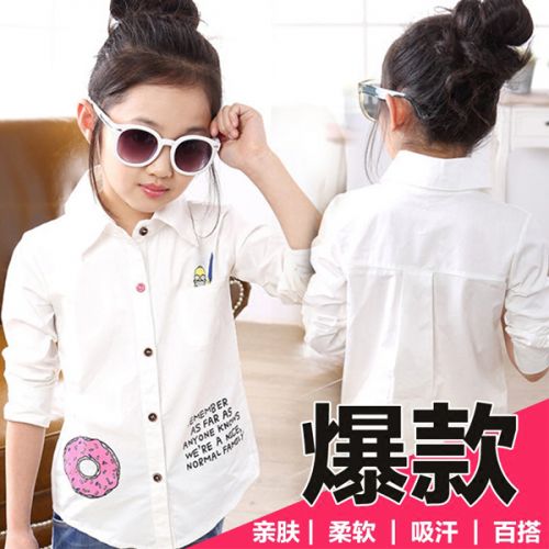 Chemise fille à manche longue - Ref 2085106