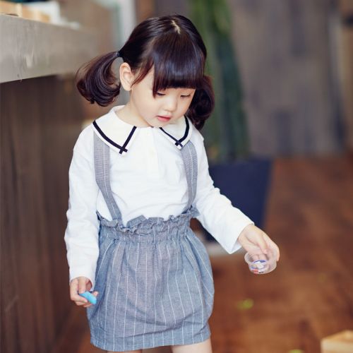 Chemise fille à manche longue - Ref 2085129