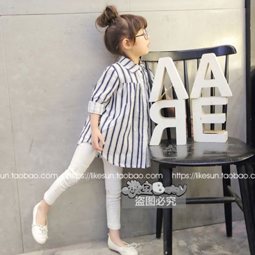 Chemise fille à manche longue - Ref 2085141