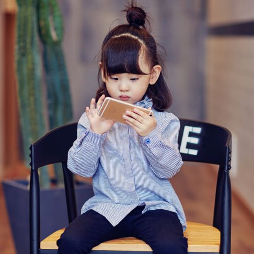 Chemise fille à manche longue - Ref 2085145