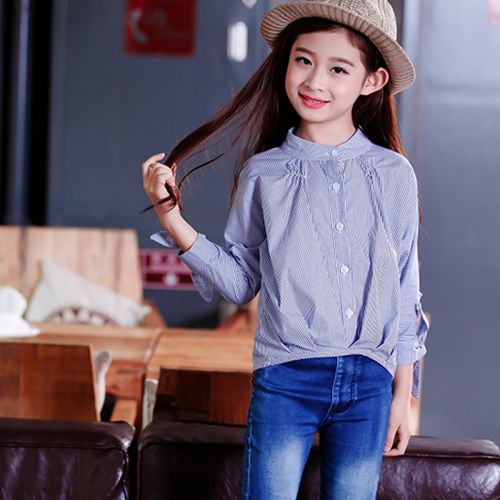 Chemise fille à manche longue - Ref 2085146
