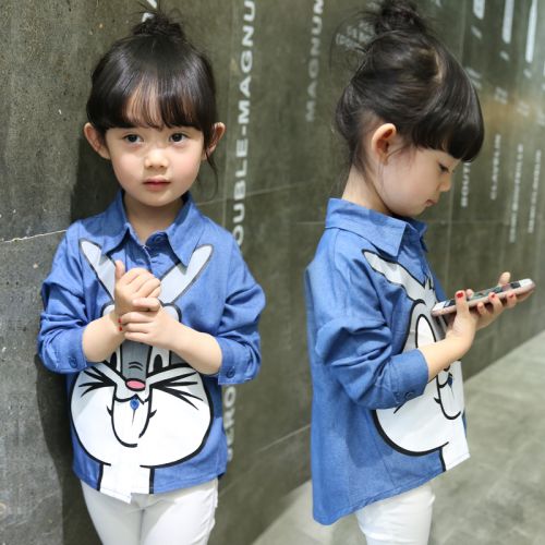 Chemise fille à manche longue - Ref 2085155