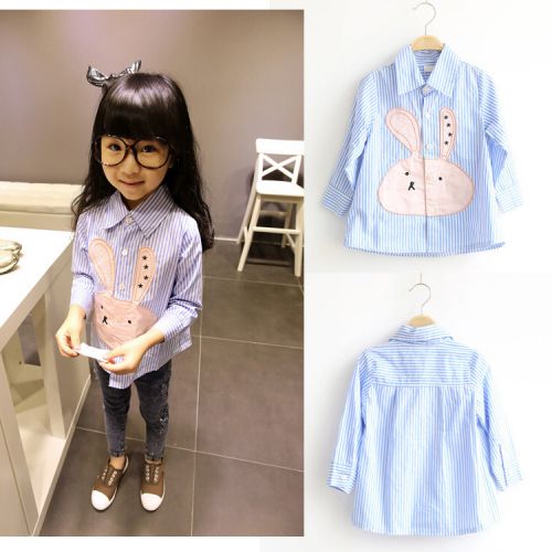 Chemise fille à manche longue - Ref 2085157