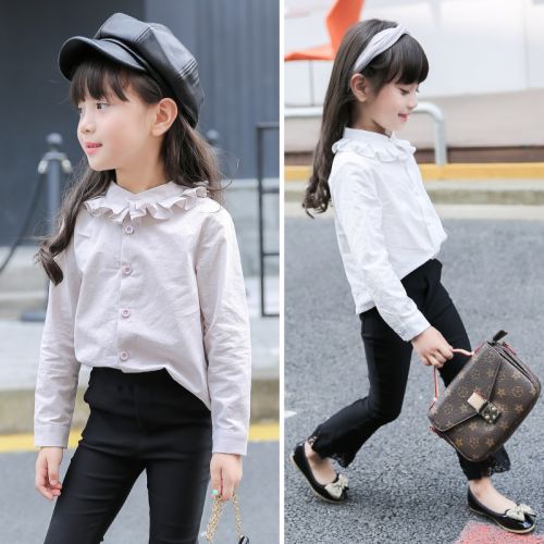 Chemise fille à manche longue - Ref 2085158