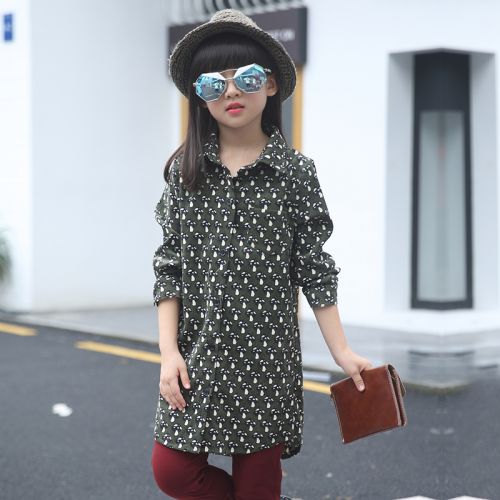 Chemise fille à manche longue - Ref 2085182