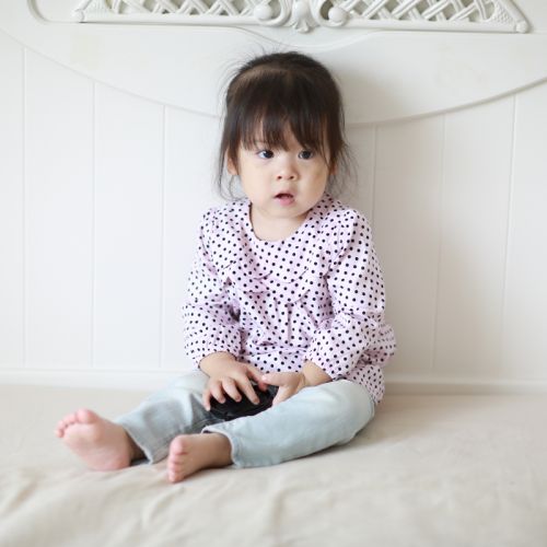 Chemise fille à manche longue - Ref 2085190