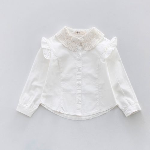 Chemise fille à manche longue - Ref 2085197