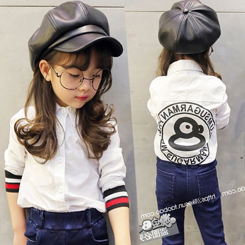 Chemise fille à manche longue - Ref 2085208