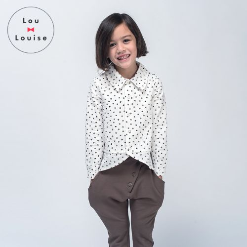 Chemise fille LOU & LOUISE à manche longue - Ref 2085221