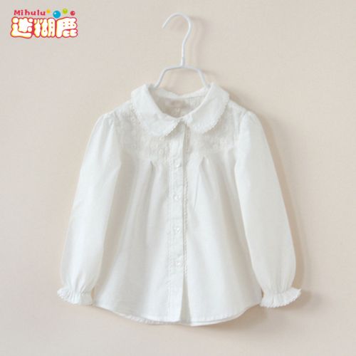 Chemise fille à manche longue - Ref 2085229
