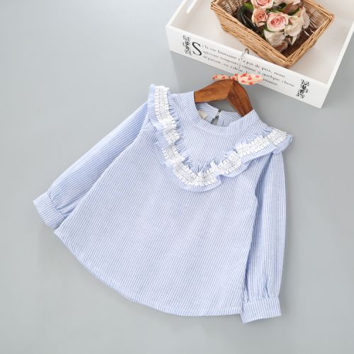 Chemise fille à manche longue - Ref 2085234