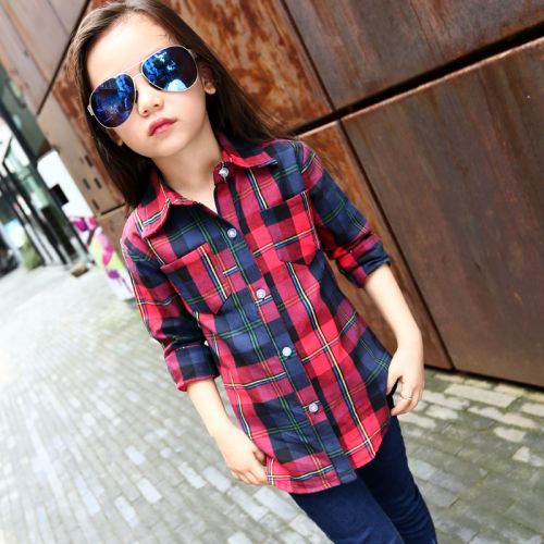 Chemise fille à manche longue - Ref 2085256