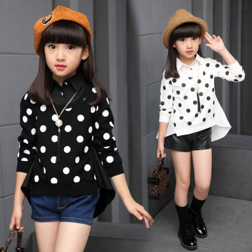 Chemise fille à manche longue - Ref 2085260