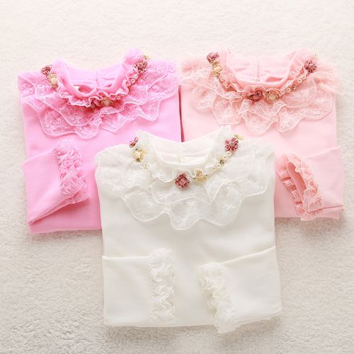 Chemise fille à manche longue - Ref 2085286