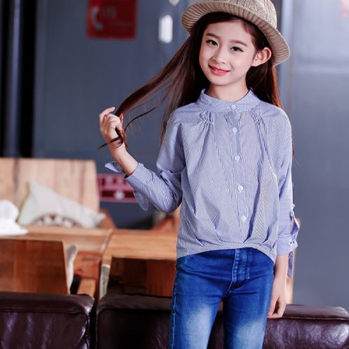 Chemise fille à manche longue - Ref 2085314