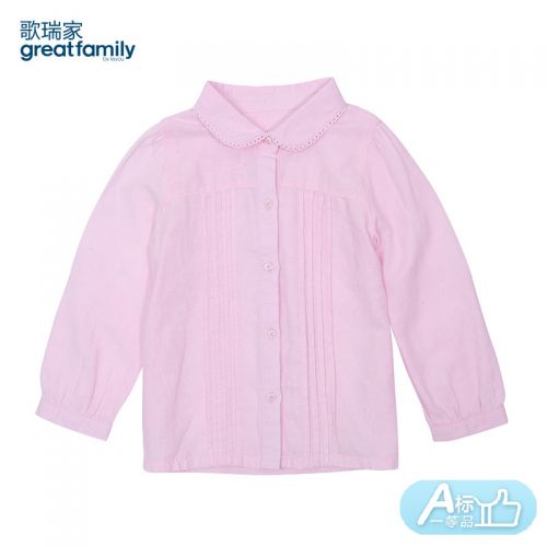 Chemise fille GREAT FAMILY à manche longue en lin - Ref 2085319