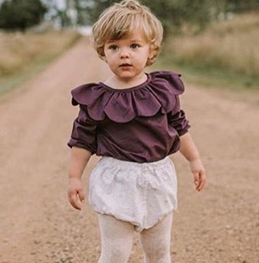 Chemise fille à manche longue - Ref 2085337