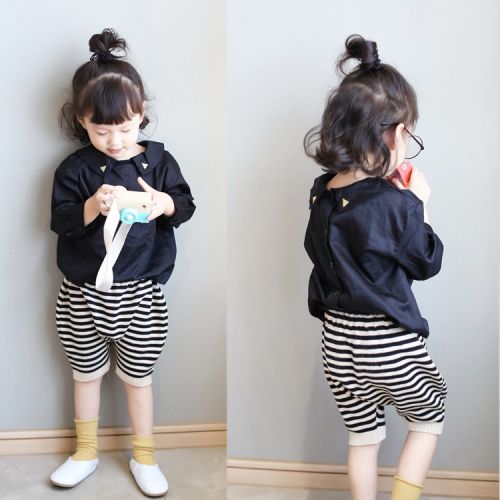 Chemise fille à manche longue - Ref 2085339