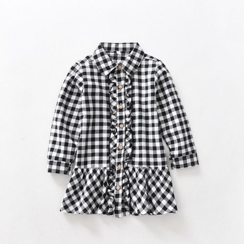 Chemise fille à manche longue - Ref 2085352