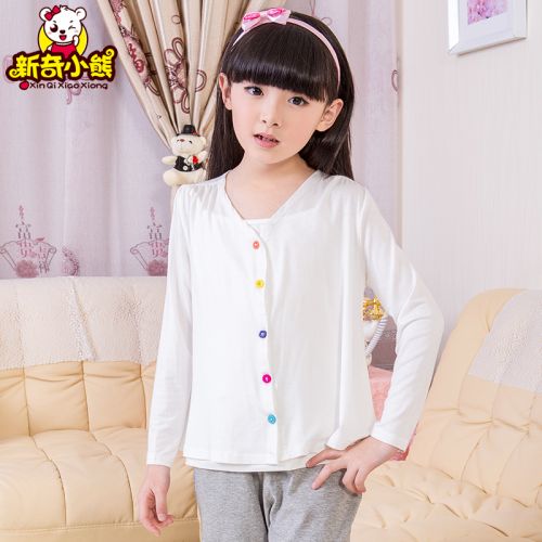 Chemise fille à manche longue - Ref 2085355