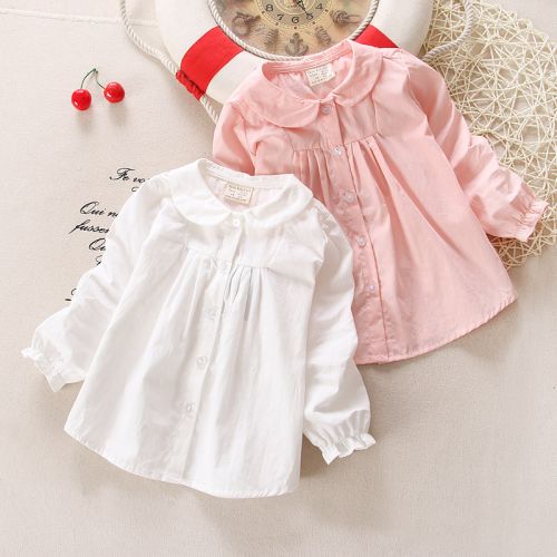 Chemise fille à manche longue - Ref 2085357