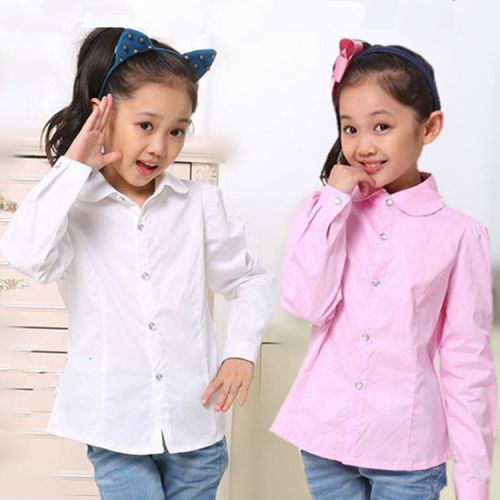 Chemise fille à manche longue - Ref 2085360