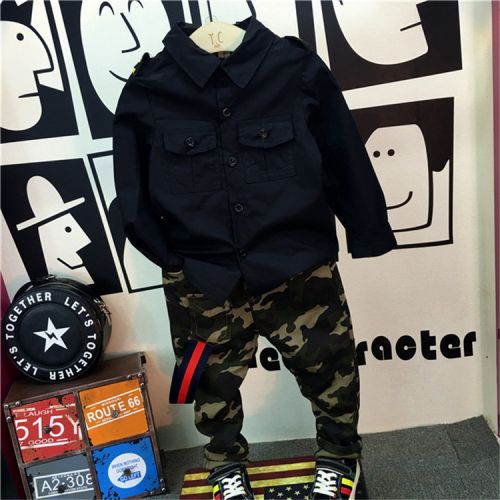 Chemise fille à manche longue - Ref 2085372