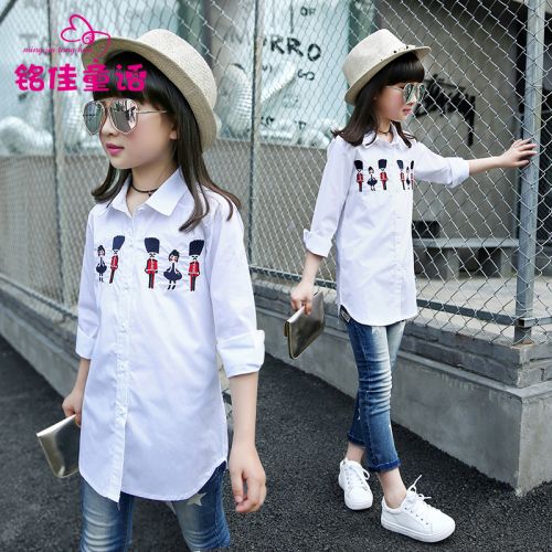 Chemise fille à manche longue - Ref 2085373