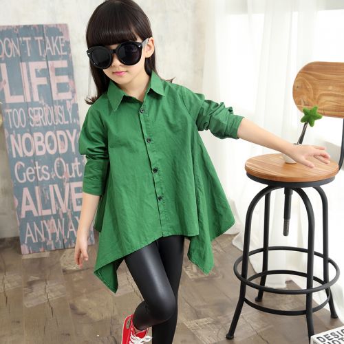 Chemise fille à manche longue - Ref 2085376