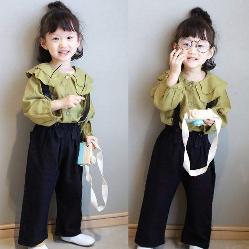 Chemise fille à manche longue - Ref 2085379