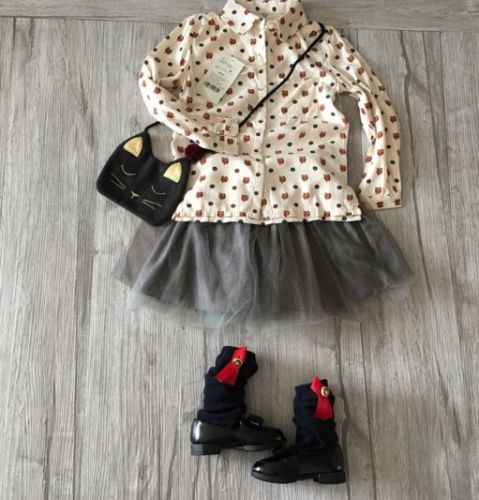 Chemise fille à manche longue - Ref 2085418