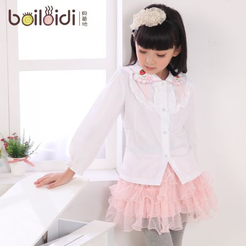 Chemise fille à manche longue - Ref 2085431