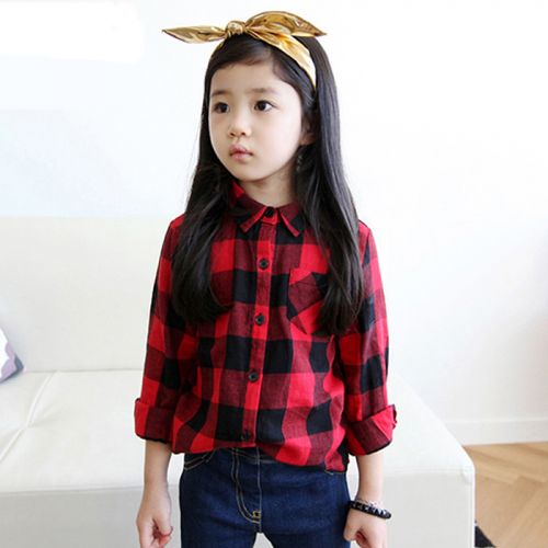 Chemise fille à manche longue - Ref 2085433