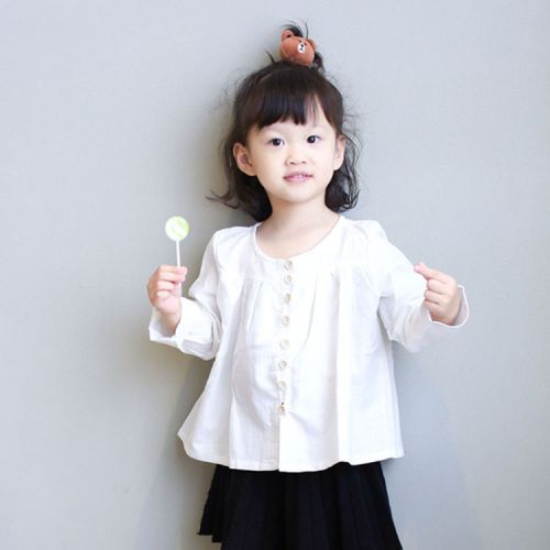 Chemise fille à manche longue - Ref 2085465