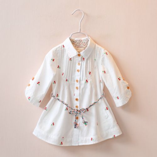 Chemise fille à manche longue - Ref 2085474