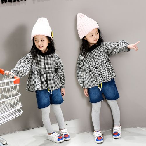 Chemise fille à manche longue - Ref 2085483