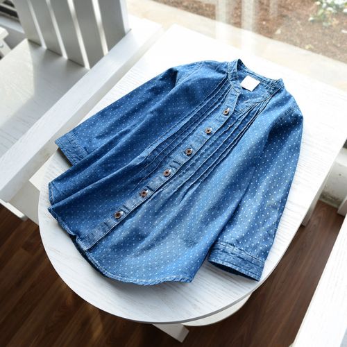 Chemise fille à manche longue - Ref 2085487