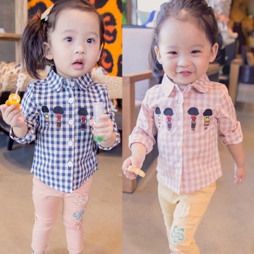 Chemise fille à manche longue - Ref 2085522