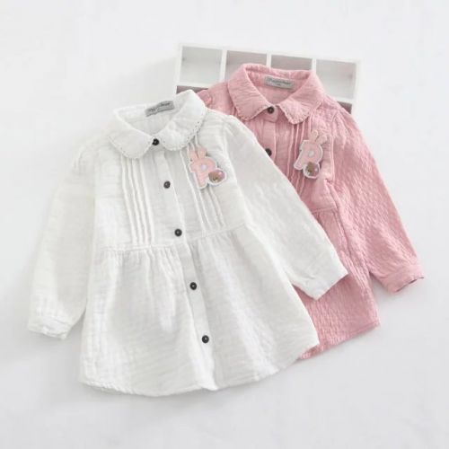 Chemise fille à manche longue - Ref 2085539