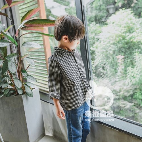 Chemise fille à manche longue - Ref 2085548