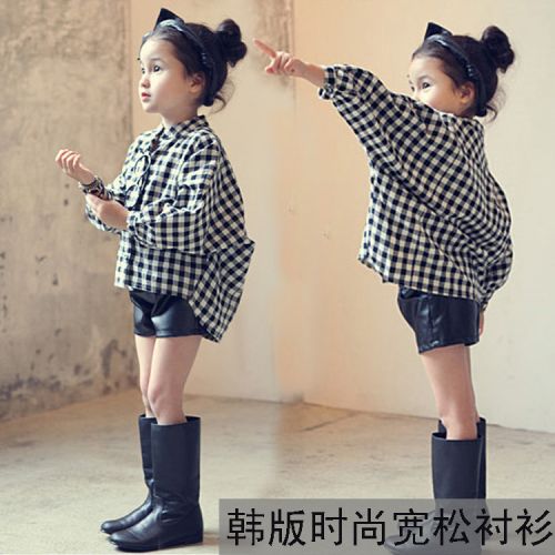 Chemise fille à manche longue - Ref 2085550