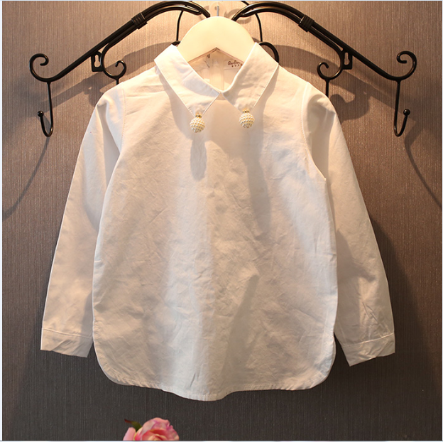 Chemise fille à manche longue - Ref 2085565