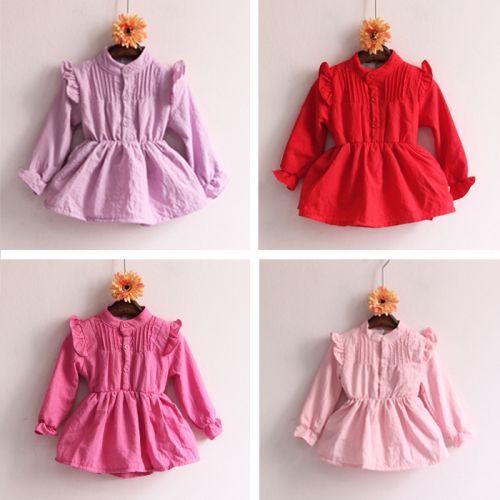 Chemise fille à manche longue - Ref 2085580