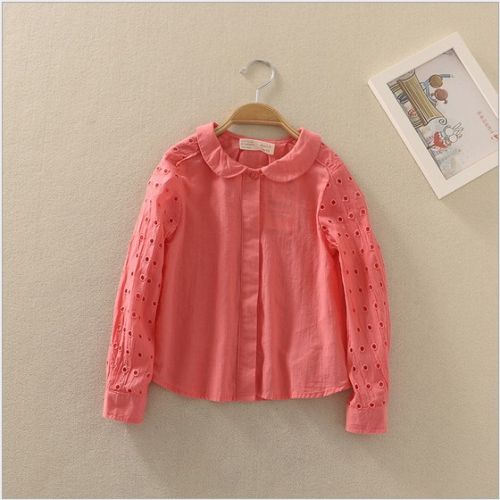 Chemise fille à manche longue - Ref 2085592