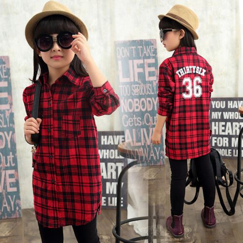 Chemise fille à manche longue - Ref 2085622