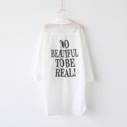 Chemise fille à manche longue en Toile de coton - Ref 2085625